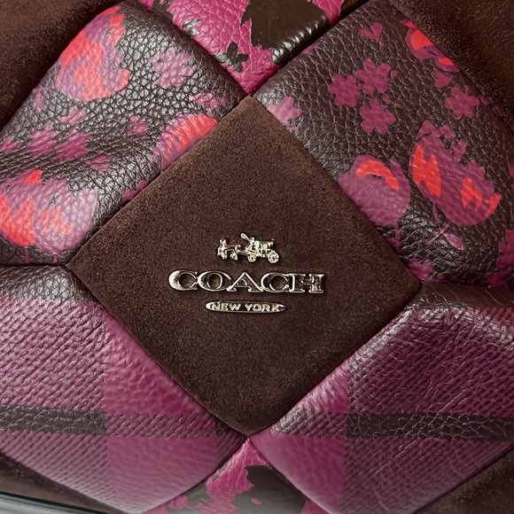 Coach Madison Patchwork Leather & Suede Phoebe shoulder bag boho style vintage - Picture 3 of 12